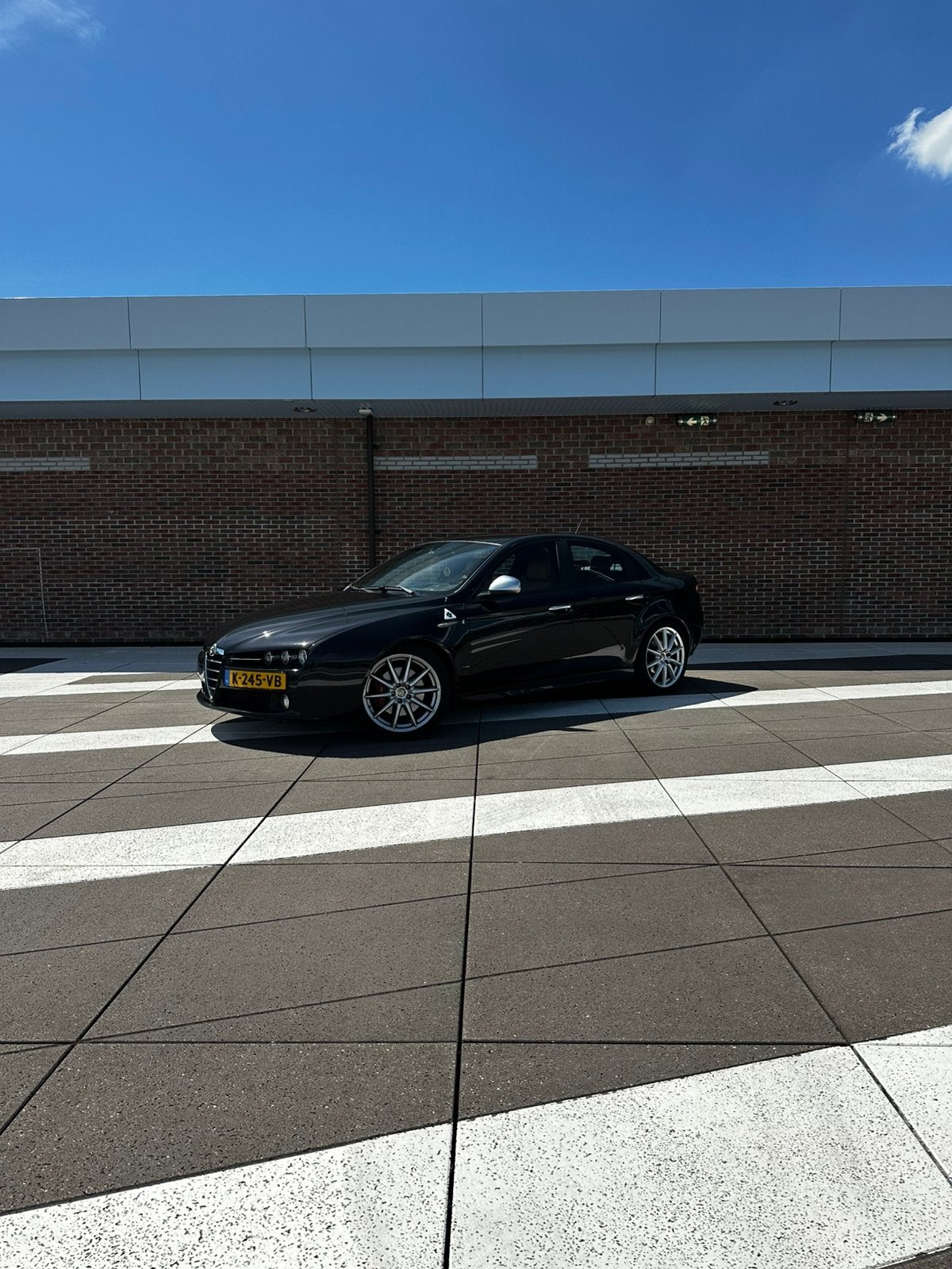 Alfa Romeo 159, 1750 TBI, TI, 2009, Zwart/Cognac, Voorwielaandrijving, 4 cilinders, Zwart, Leder