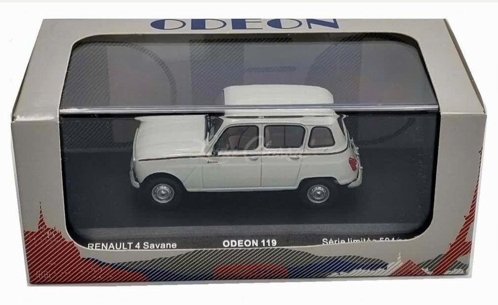 RENAULT 4 SAVANE 1985 beige 1/43 LIM. ED. 504 PCS ODEON119, Verzenden, Nieuw, Auto, Overige merken