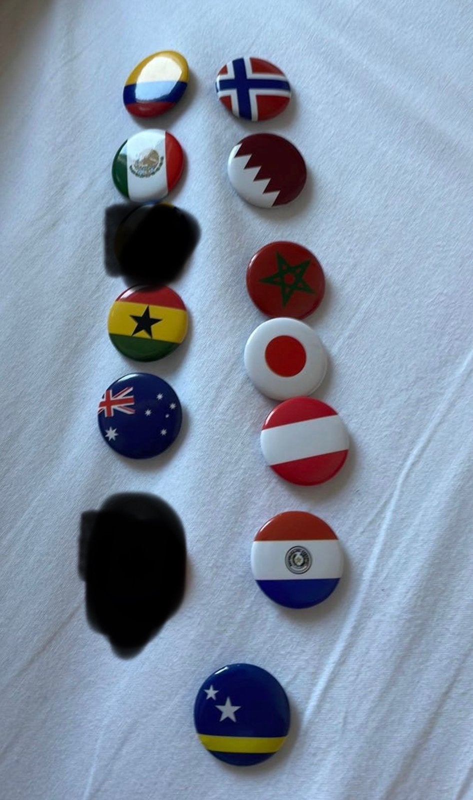 Deka markt buttons+hoedje, Verzamelen, Speldjes, Pins en Buttons, Ophalen, Zo goed als nieuw, Button