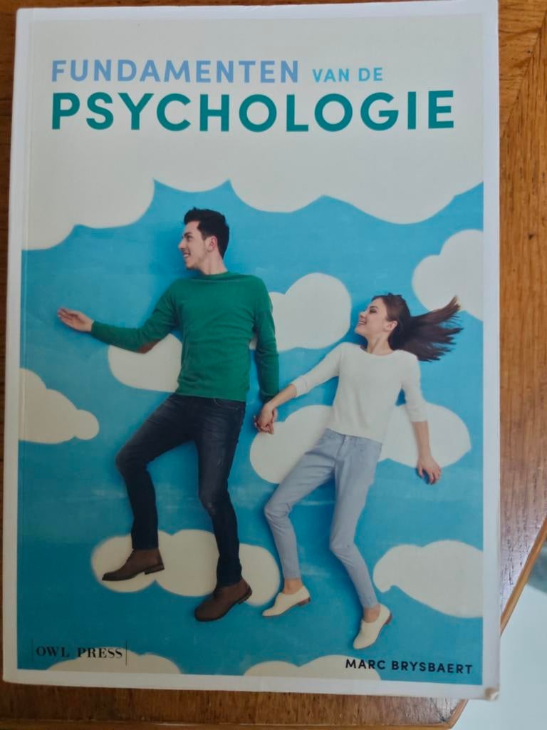 Fundamenten van de Psychologie - Marc Brysbaert, Ophalen of Verzenden, Zo goed als nieuw, Overige onderwerpen, Marc Brysbaert