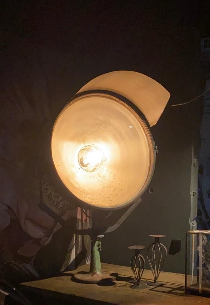 landingsbaan lamp groot, Led-lamp, Minder dan 30 watt, Vintage industieel, Zo goed als nieuw