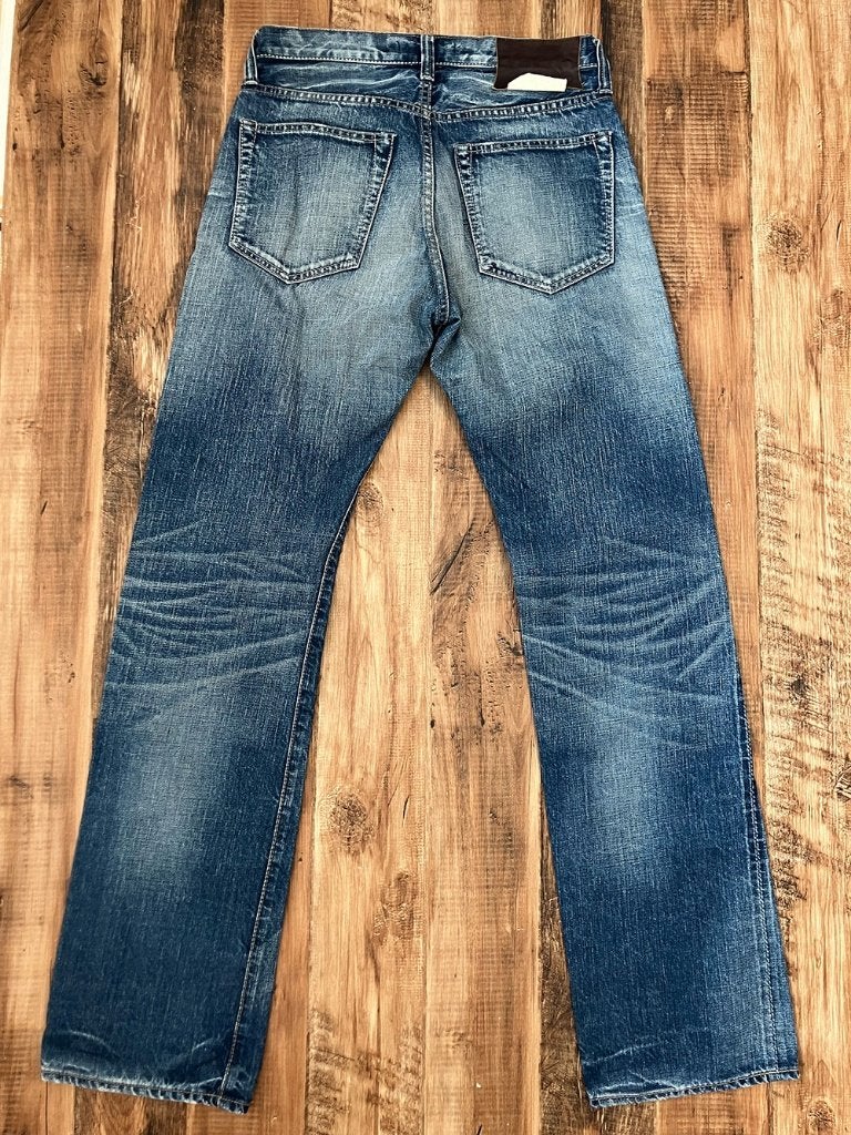 JOHNBULL 11246 W30 x L34 Straight fit Selvedge Jeans, W32 (confectie 46) of kleiner, Ophalen of Verzenden, Zo goed als nieuw, Blauw