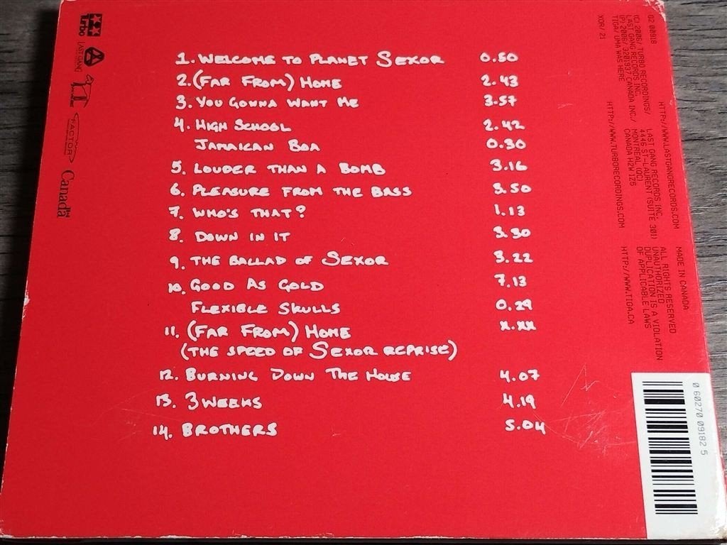Tiga - Sexor, Cd's en Dvd's, Cd's | Dance en House, Ophalen of Verzenden, Zo goed als nieuw, Disco