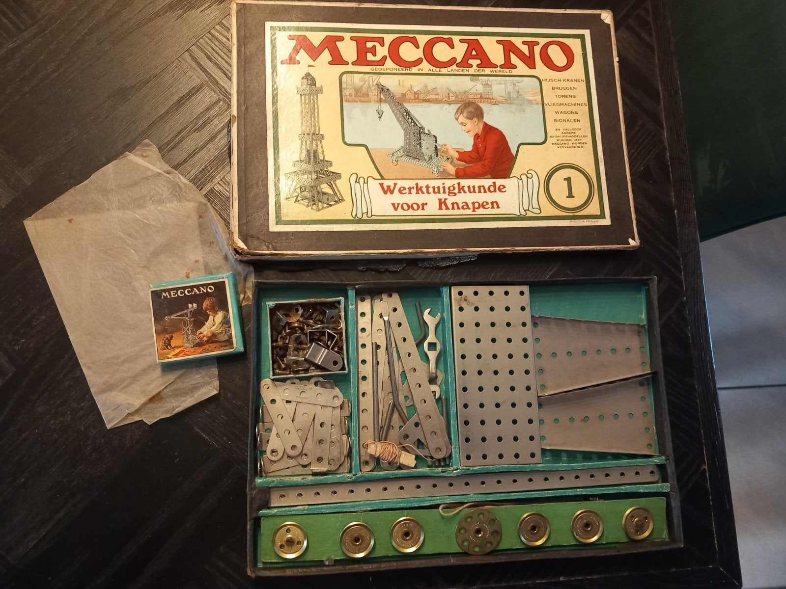Vintage Meccano Constructie Set Nr. 1 1920/1930s, Ophalen of Verzenden, ., ., .