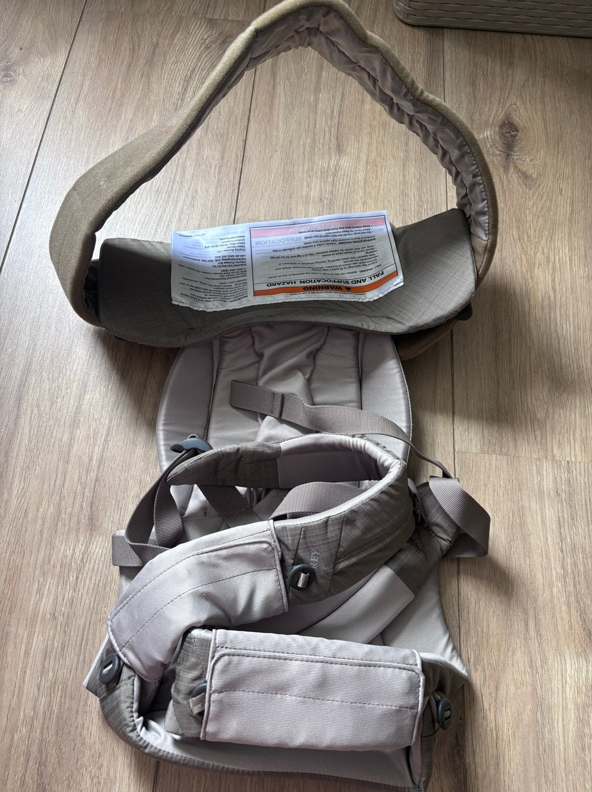Osprey Poco LT Draagzak - tan concrete beige grijs, Overige merken, Buik of Rug, Nieuw, Ophalen of Verzenden