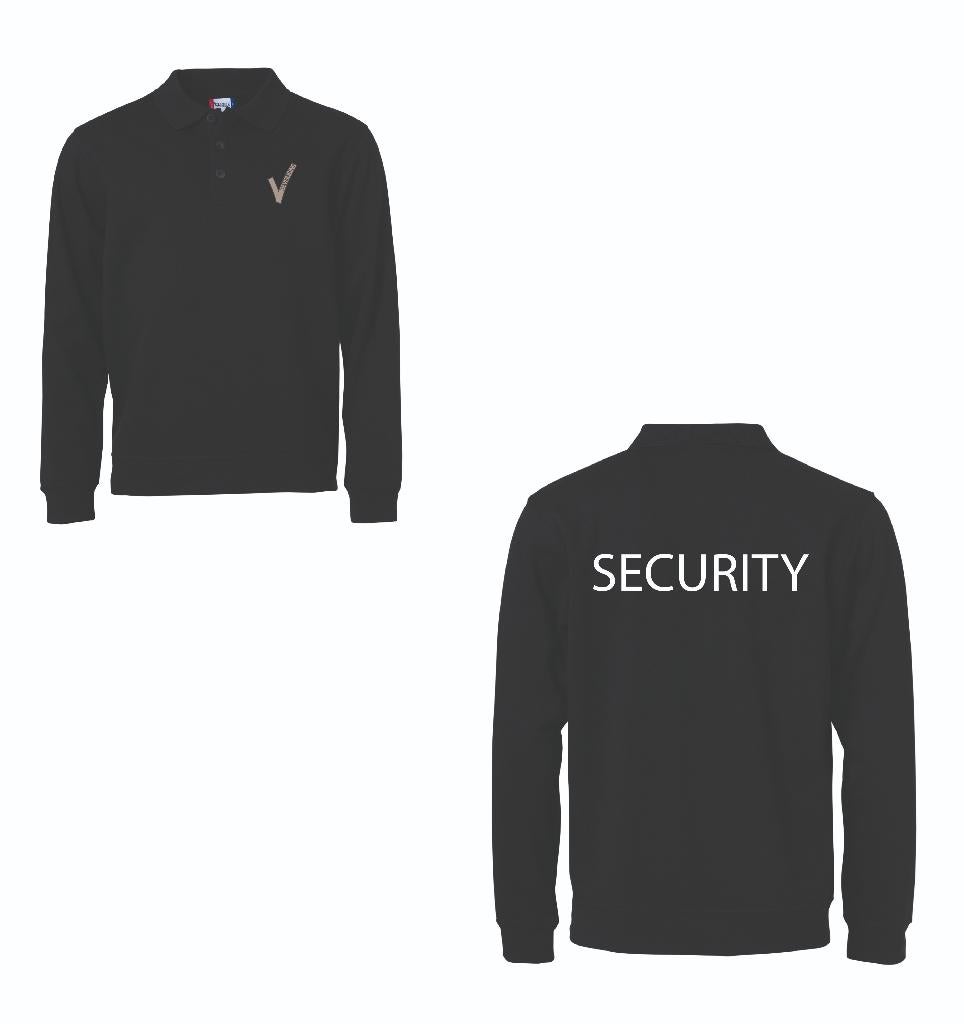 Clique Polo Sweater beveiliging XS tot 5XL, Ophalen of Verzenden, Zo goed als nieuw, Overige maten, Zwart
