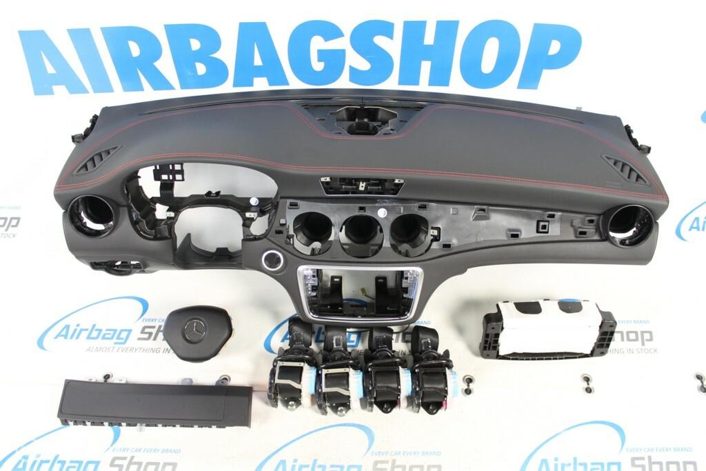 Airbag set - Dashboard AMG leer Mercedes CLA Klasse 2013-...