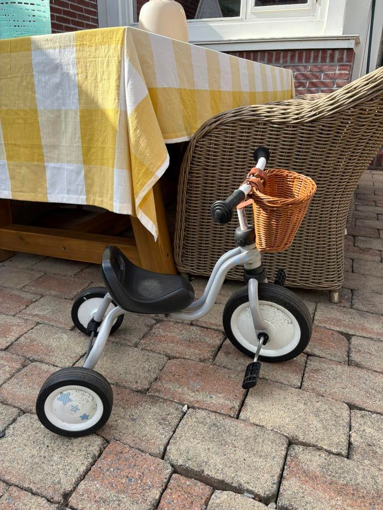 Driewieler met mandje, Ophalen, Zo goed als nieuw, Terugtraprem