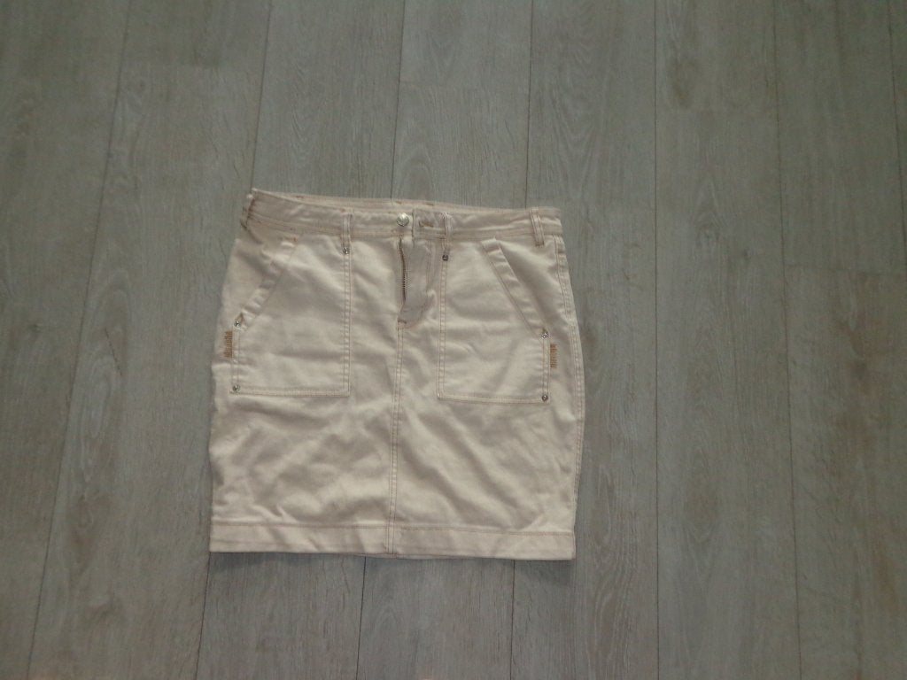 beige spijkerrok van Tatuum, maat 40, Kleding | Dames, Maat 38/40 (M), Beige, Ophalen of Verzenden, Zo goed als nieuw