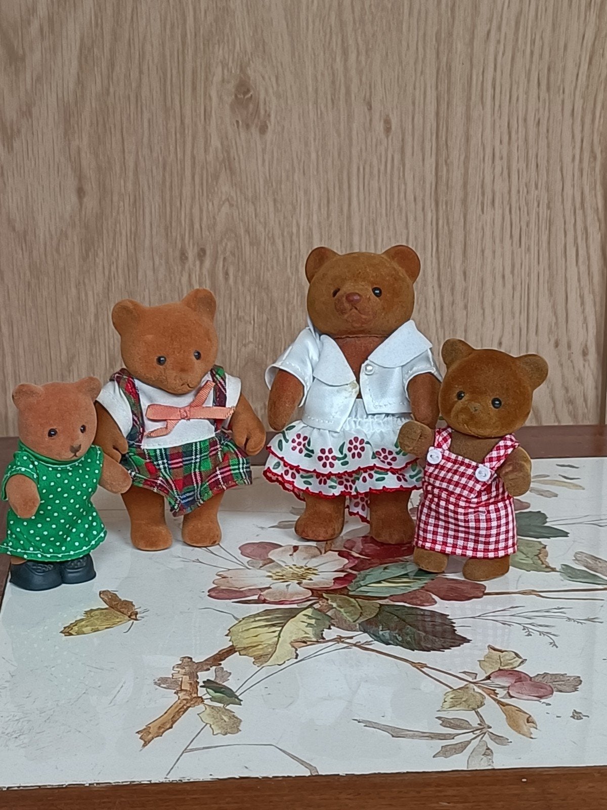 Sylvanian beren familie Poppenhuis, Ophalen of Verzenden, Gebruikt, Poppenhuis
