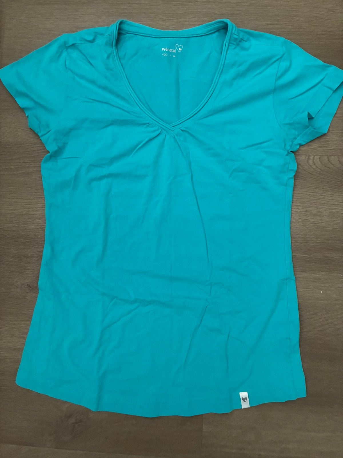 T-shirt turquoise, Prenatal, maat m, Maat 38/40 (M), Blauw, Zo goed als nieuw, Shirt of Top