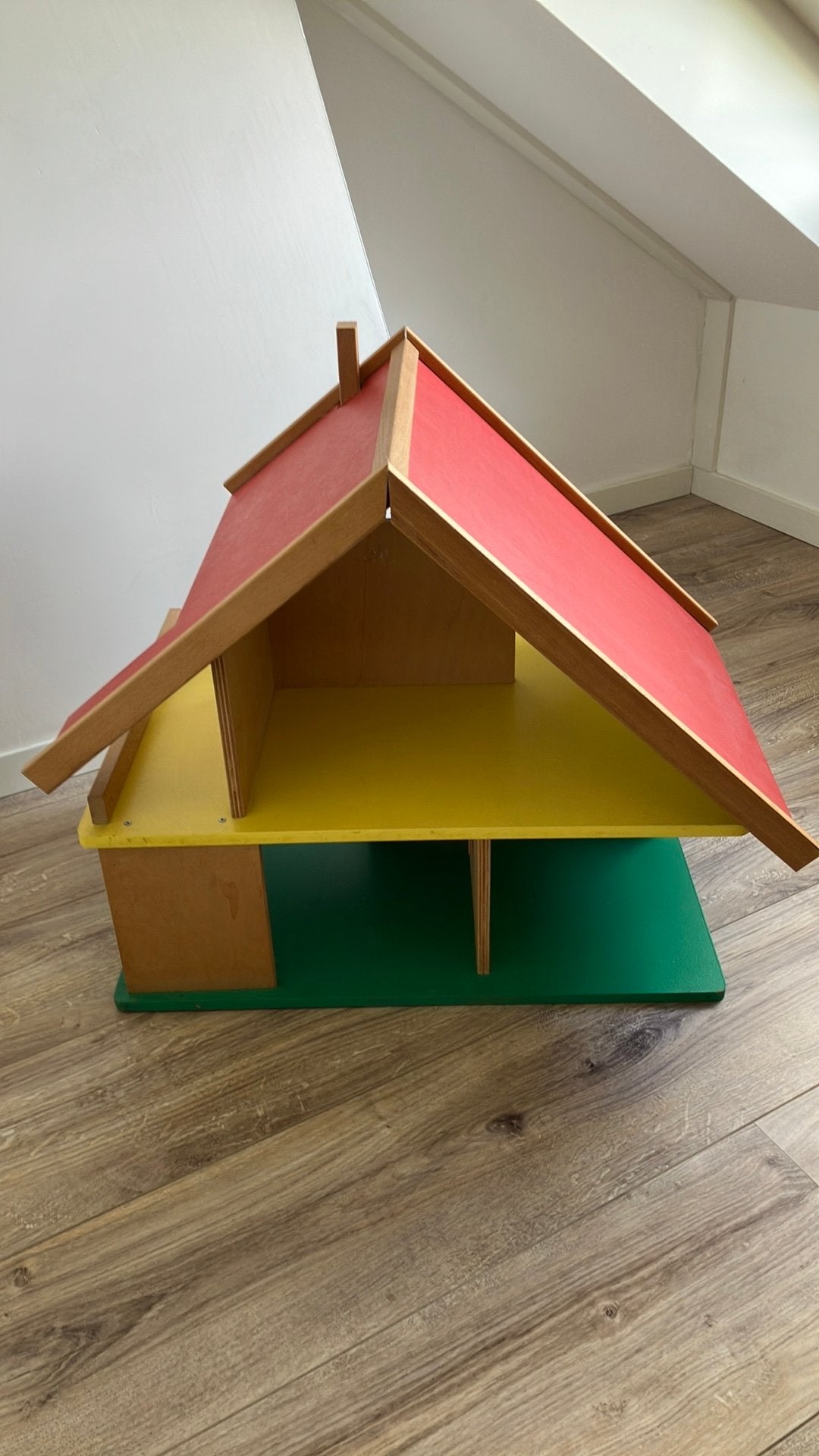 Houten poppenhuis, Ophalen, Gebruikt, Poppenhuis