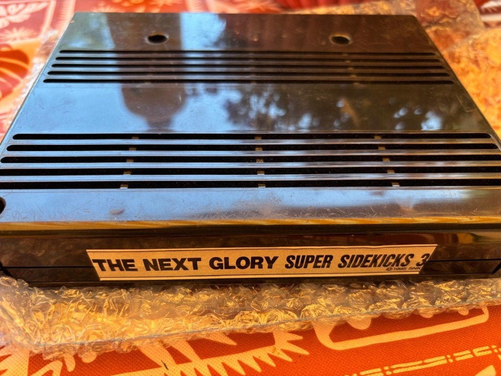 SNK Neo Geo MVS – Super Sidekicks 3 COMPLEET (1995)  Japan, Spelcomputers en Games, Gebruikt, 2 spelers, Eén computer, Ophalen of Verzenden