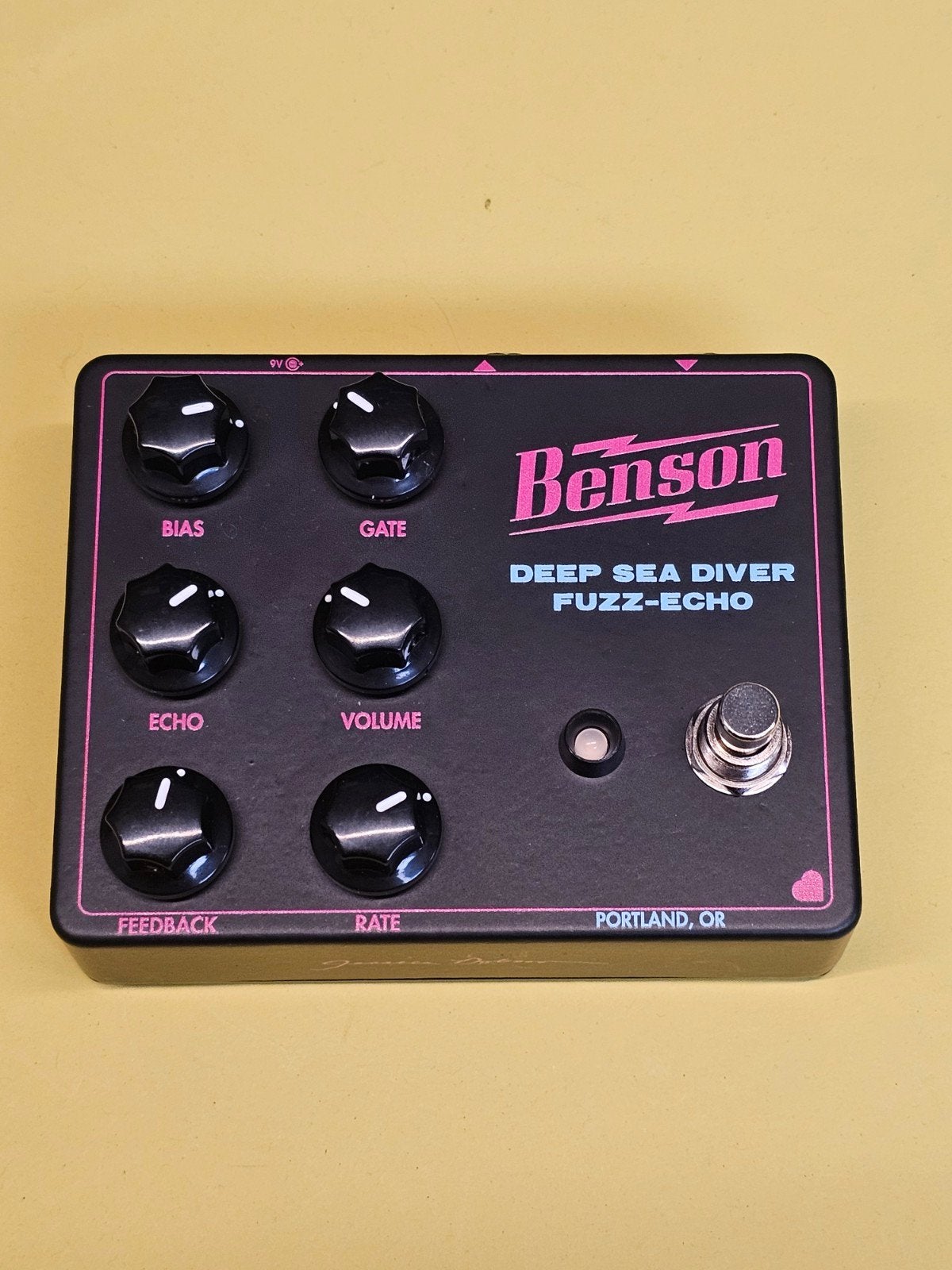 Benson Deep Sea Diver Fuzz-Echo, Info@bensonamps.com, Zo goed als nieuw, Benson Amps, Delay of Echo