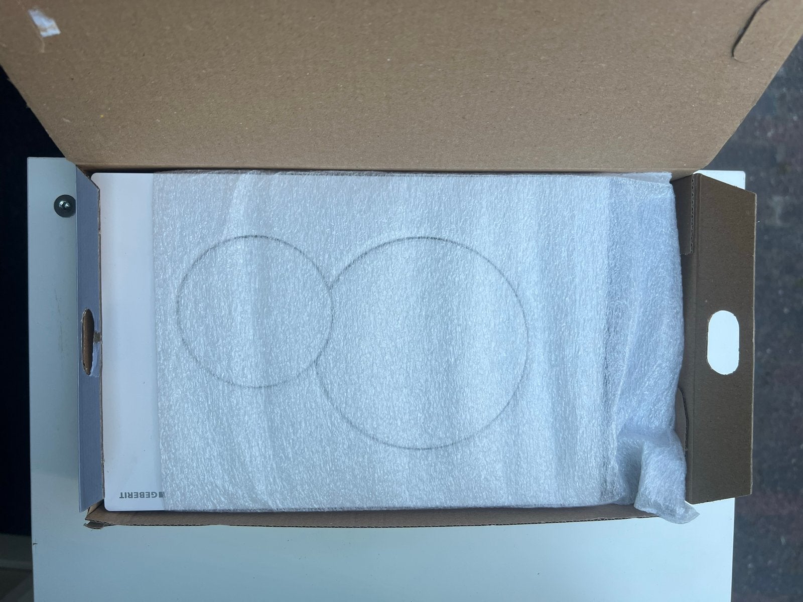 NIEUW! Geberit Sigma 01 bedieningspaneel hoogglans wit, Doe-het-zelf en Verbouw, Ophalen, Nieuw, Toilet
