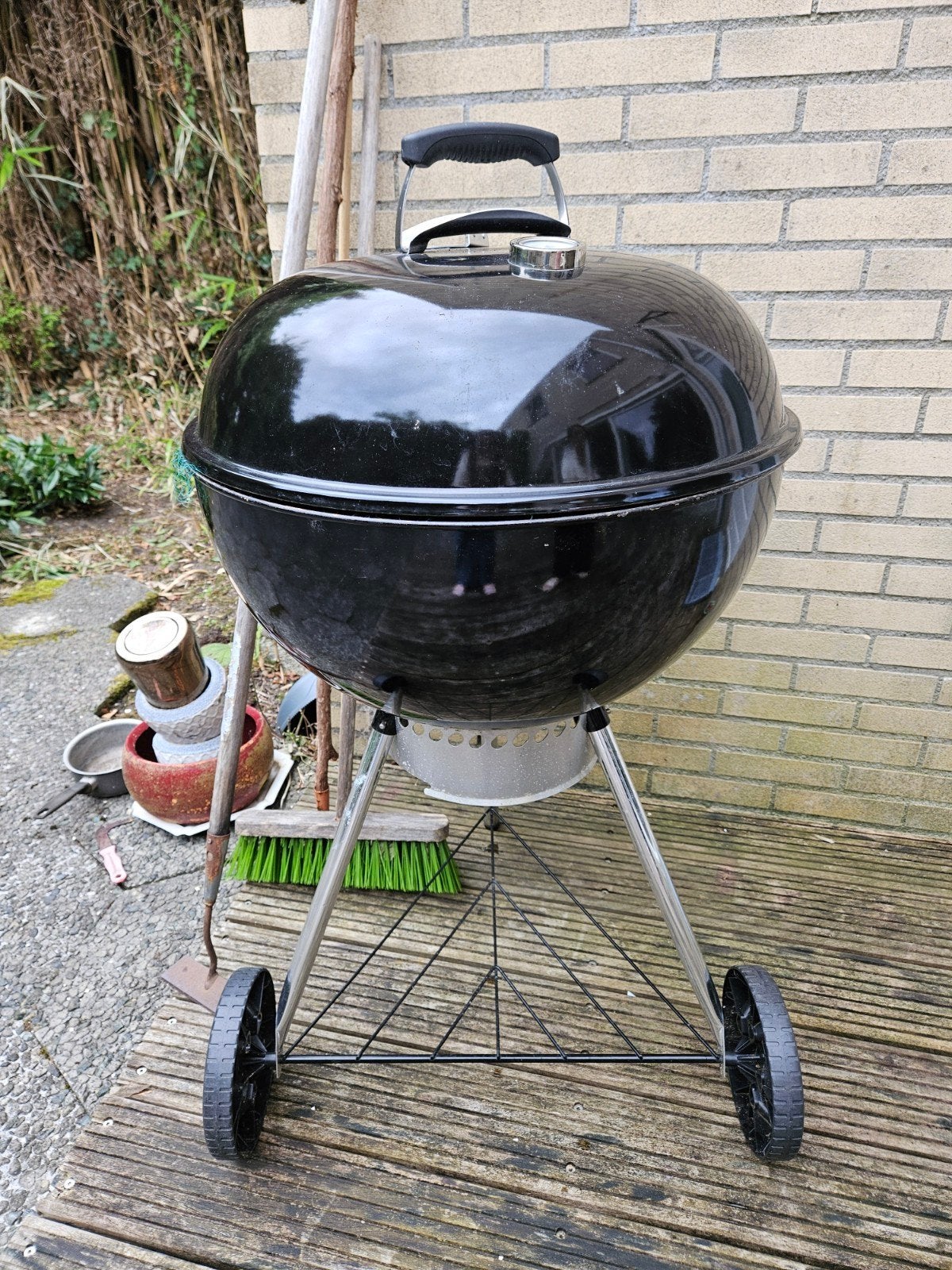 Weber bbq 58cm, Ophalen, Gebruikt