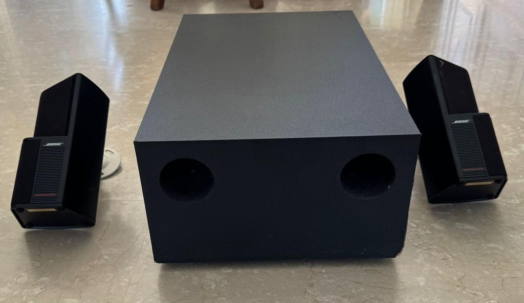 BOSE Acoustimass speakers + bass module, Overige systemen, 70 watt of meer, Zo goed als nieuw, Overige spelers