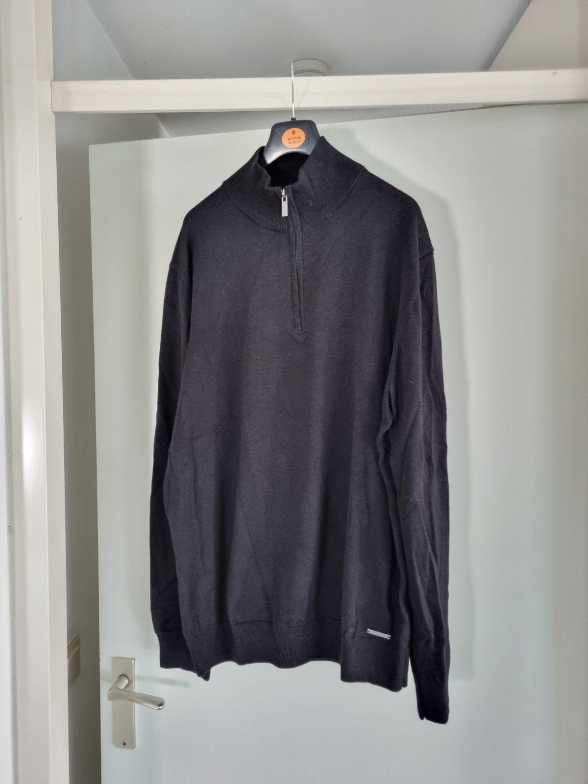 Half zip sweater van ICON Amsterdam, maat XL, Kleding | Heren, Zwart, Ophalen of Verzenden, Icon, Maat 56/58 (XL)