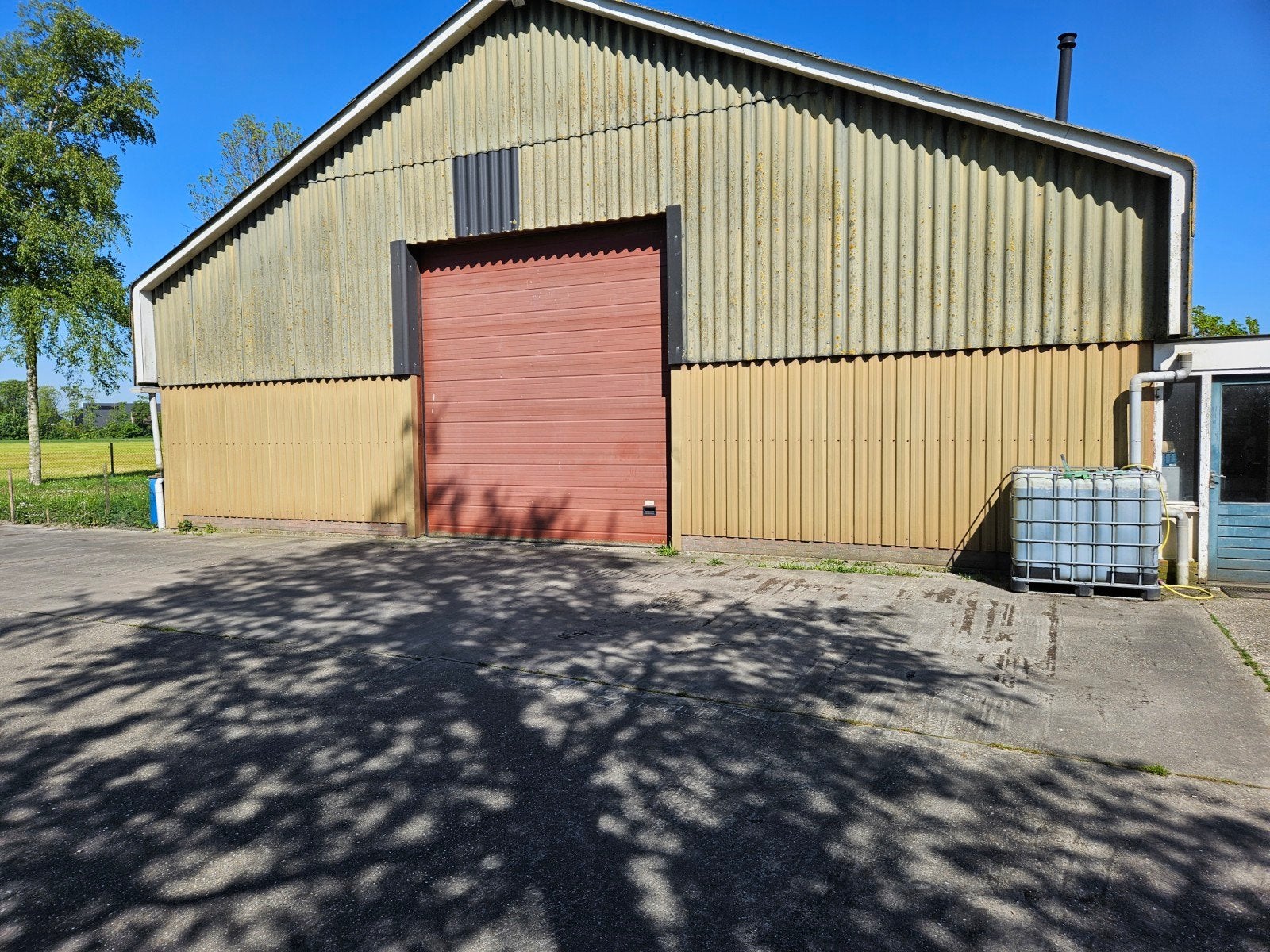 Indus overheaddeur 400x430cm, Ophalen, Gebruikt, Garagedeur, 120 cm of meer