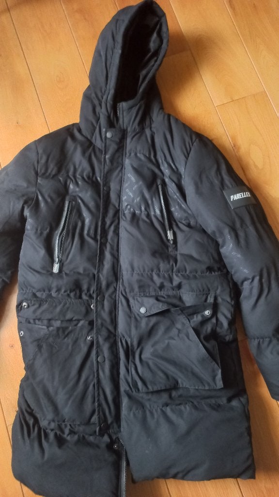 Parellex parka jas - maat M, Kleding | Dames, Jassen | Winter, Maat 38/40 (M), Zwart, Ophalen of Verzenden, Zo goed als nieuw