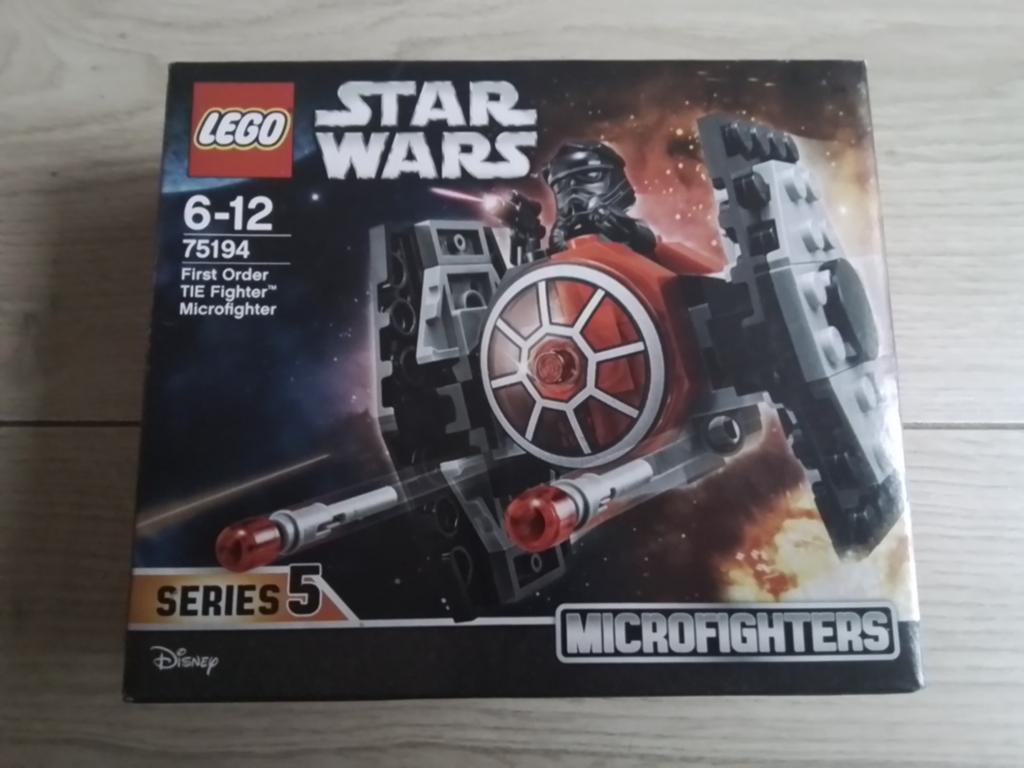 Lego 75194 Star Wars  First Order TIE Fighter Microfighter, Ophalen of Verzenden, Nieuw, Overige typen