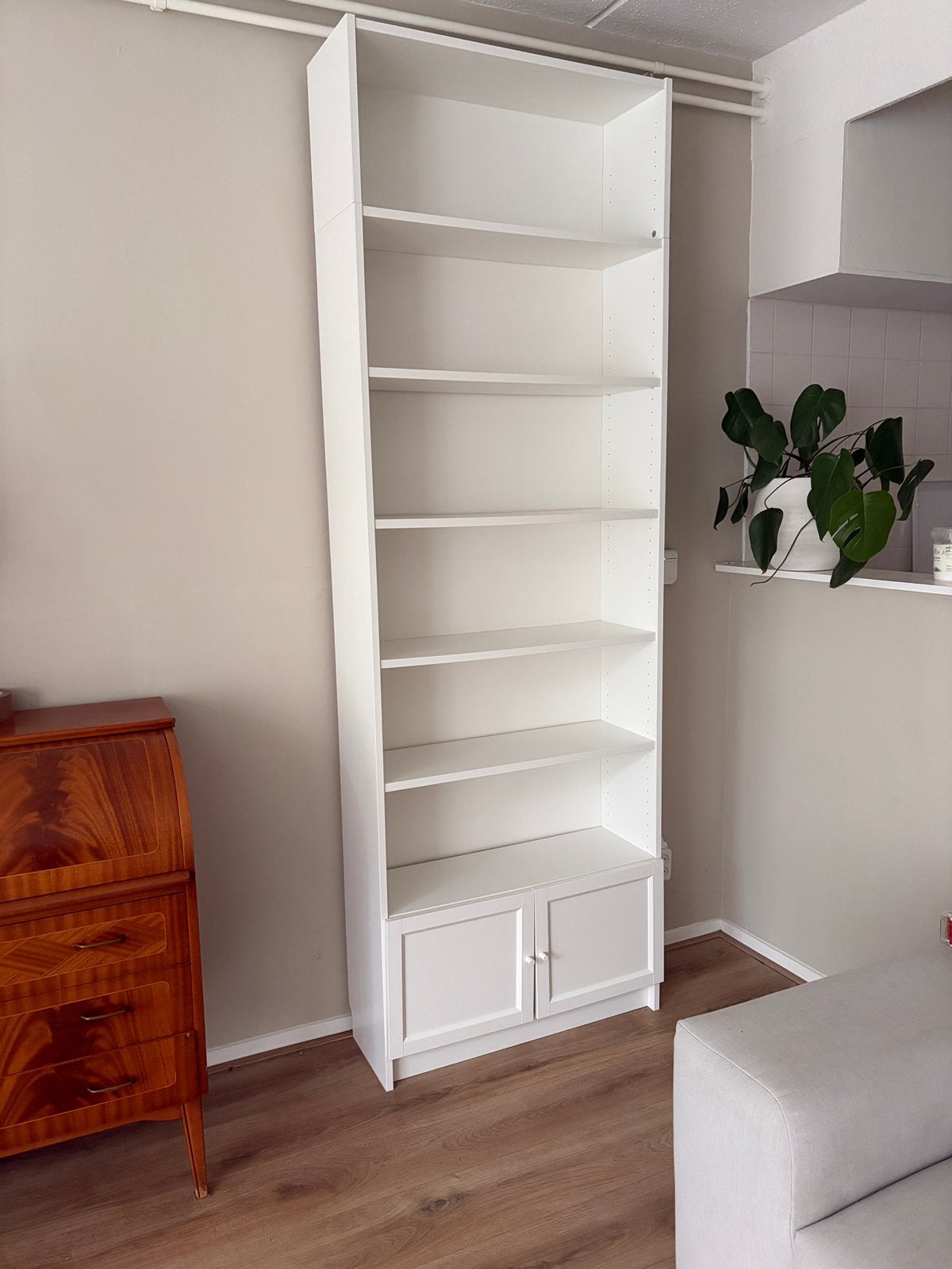 Ikea Billy boekenkast met uitbreiding, Ophalen, 200 cm of meer, 50 tot 100 cm, 25 tot 50 cm