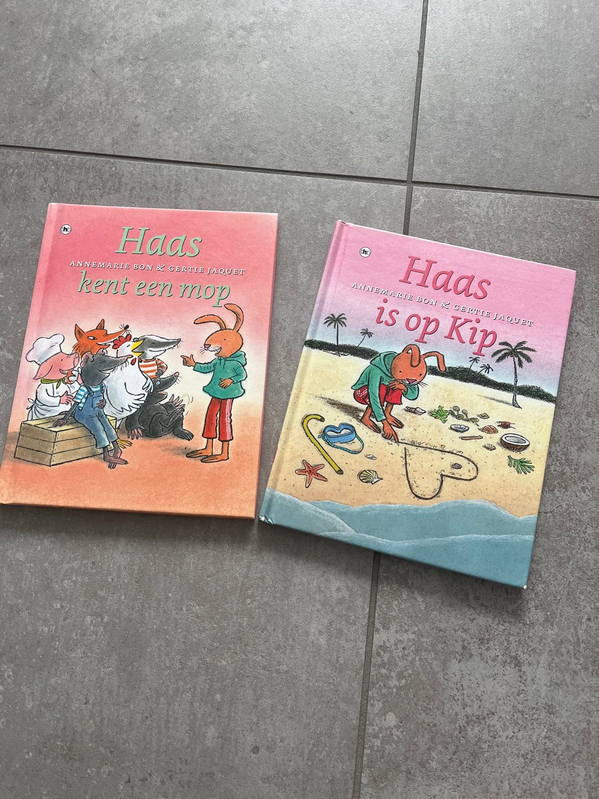 Haas kinderboeken - Annemarie Bon & Gertie Jaquet (2 stuks), Boeken, Gelezen, Fictie algemeen, Jongen of Meisje, Ophalen of Verzenden
