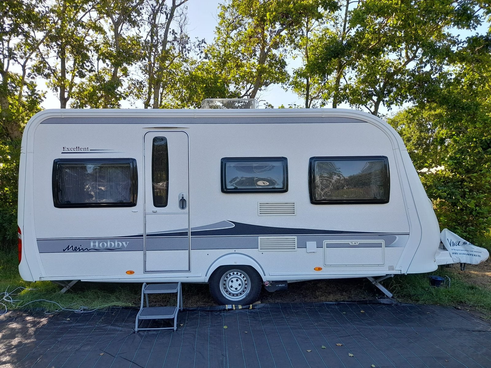 Hobby Excellent Caravan 455 UF, Caravans en Kamperen, Vast bed, Hobby, Particulier, 6 tot 7 meter