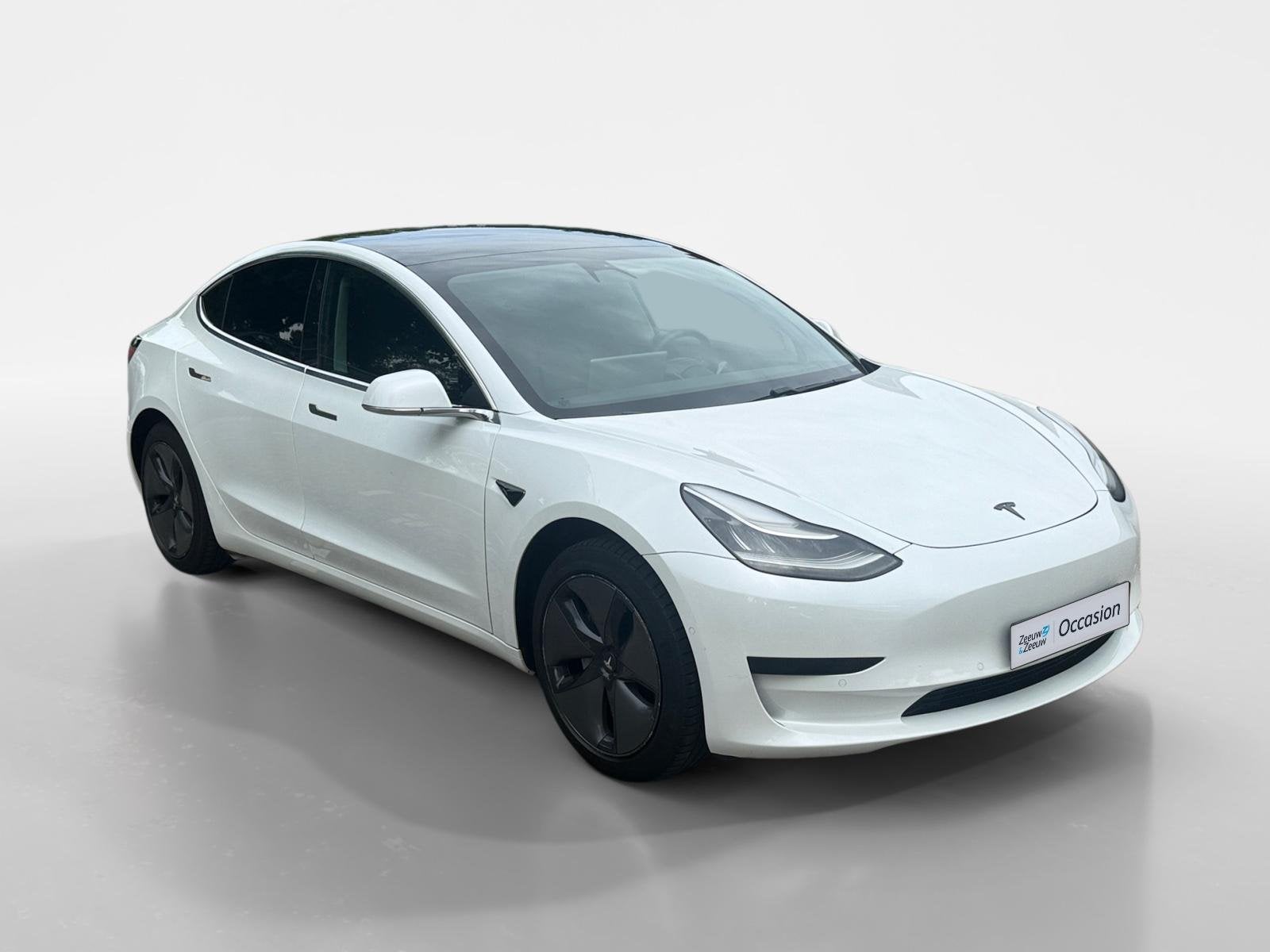 Tesla Model 3 Standard RWD Plus 60 kWh 87,8% SoH | 448Km Act, Auto's, Automaat, Gebruikt, Zwart, Wit