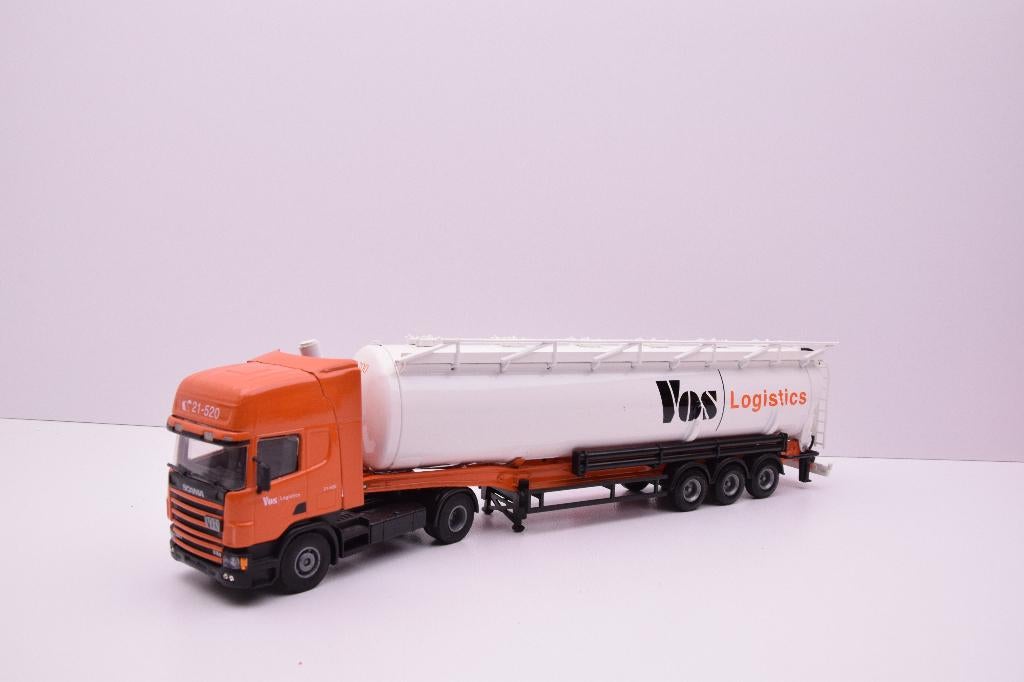 Scania 124  '' Vos Oss  ''   Lion Car 1/50, Hobby en Vrije tijd, Ophalen of Verzenden, Nieuw, Bus of Vrachtwagen, Lion Toys