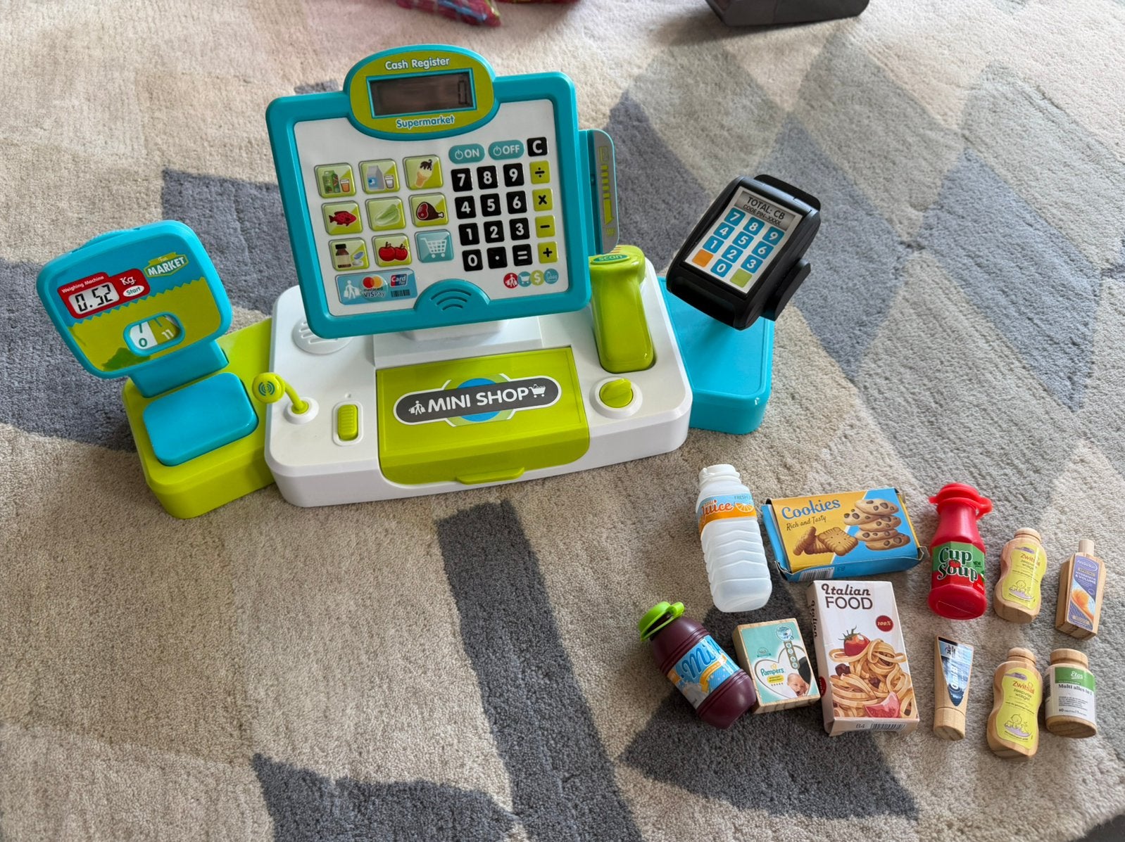 Intertoys elektronische “Mini Shop” speelgoedkassa, Ophalen of Verzenden, Zo goed als nieuw
