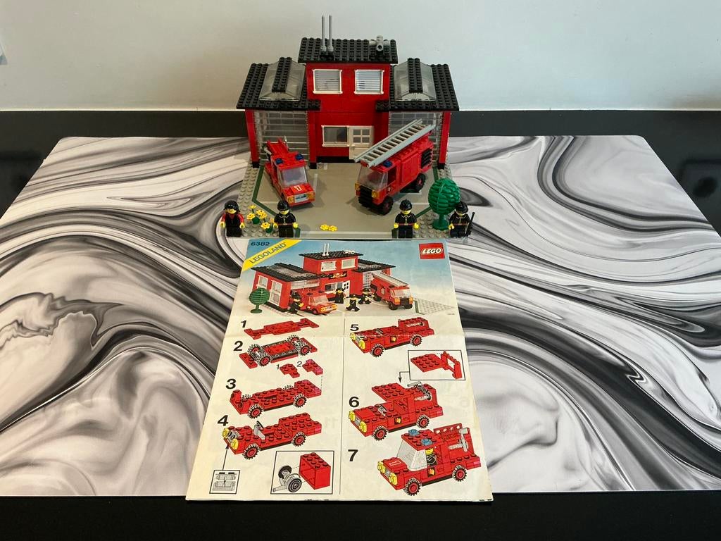 Lego 6382 Brandweerkazerne, Ophalen of Verzenden, Gebruikt, Complete set, Lego