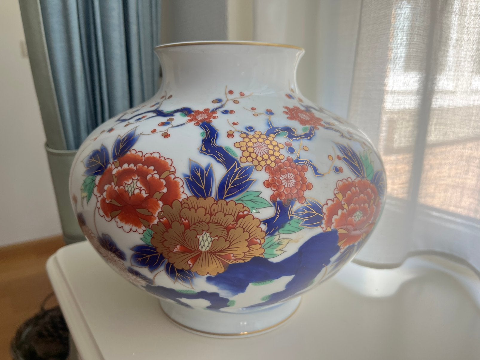 Fukagawa vaas in Imari-stijl, Ophalen