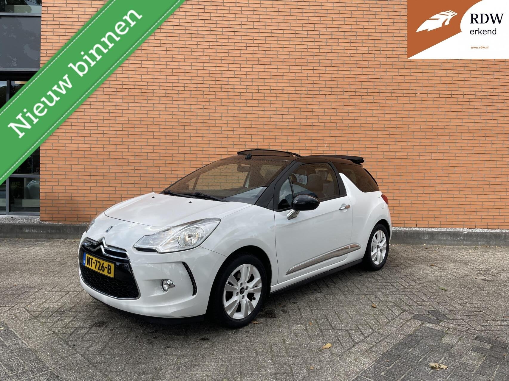 Citroen DS3 Cabrio 1.2 VTi So Chic 2013 96DKM | AIRCO | LUXE, Euro 5, 1199 cc, Cabriolet, 82 pk