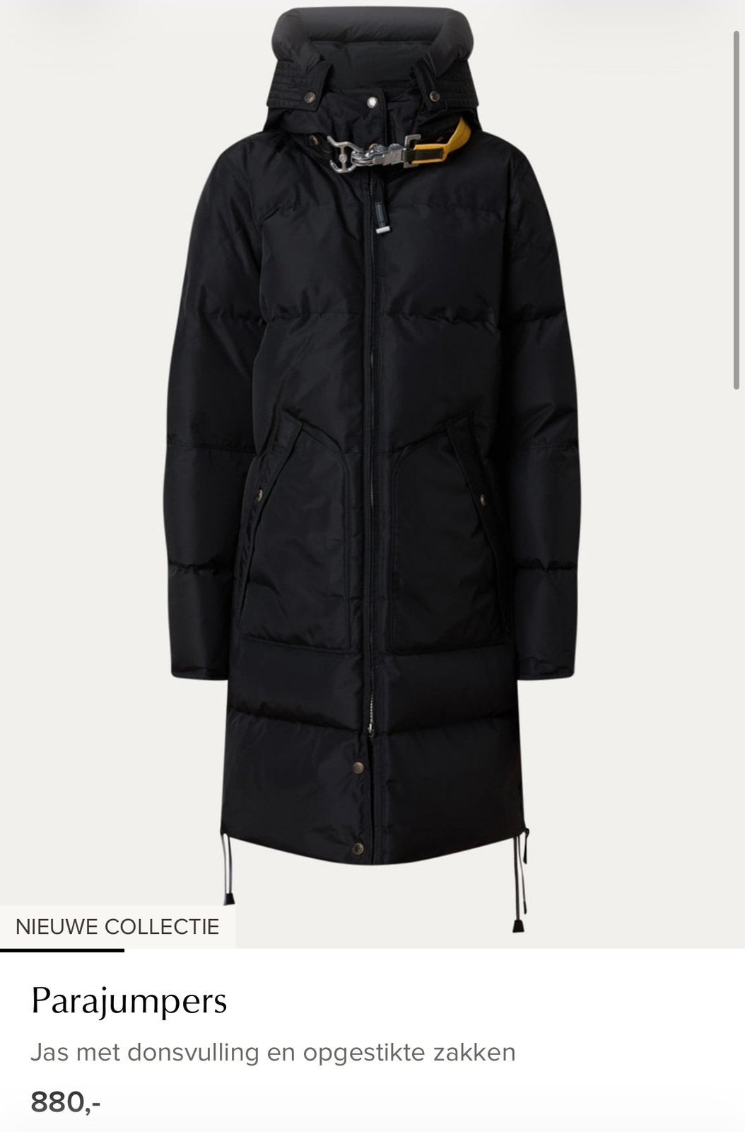 Parajumpers Long Bear jas - Zwart - Maat L, Ophalen of Verzenden, Nieuw, Maat 42/44 (L), Zwart