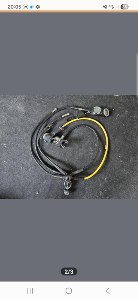 Ademautomaten set Mares met Suunto duikcomputer, Watersport en Boten, Duiken, Ophalen of Verzenden, Gebruikt, Duikcomputer