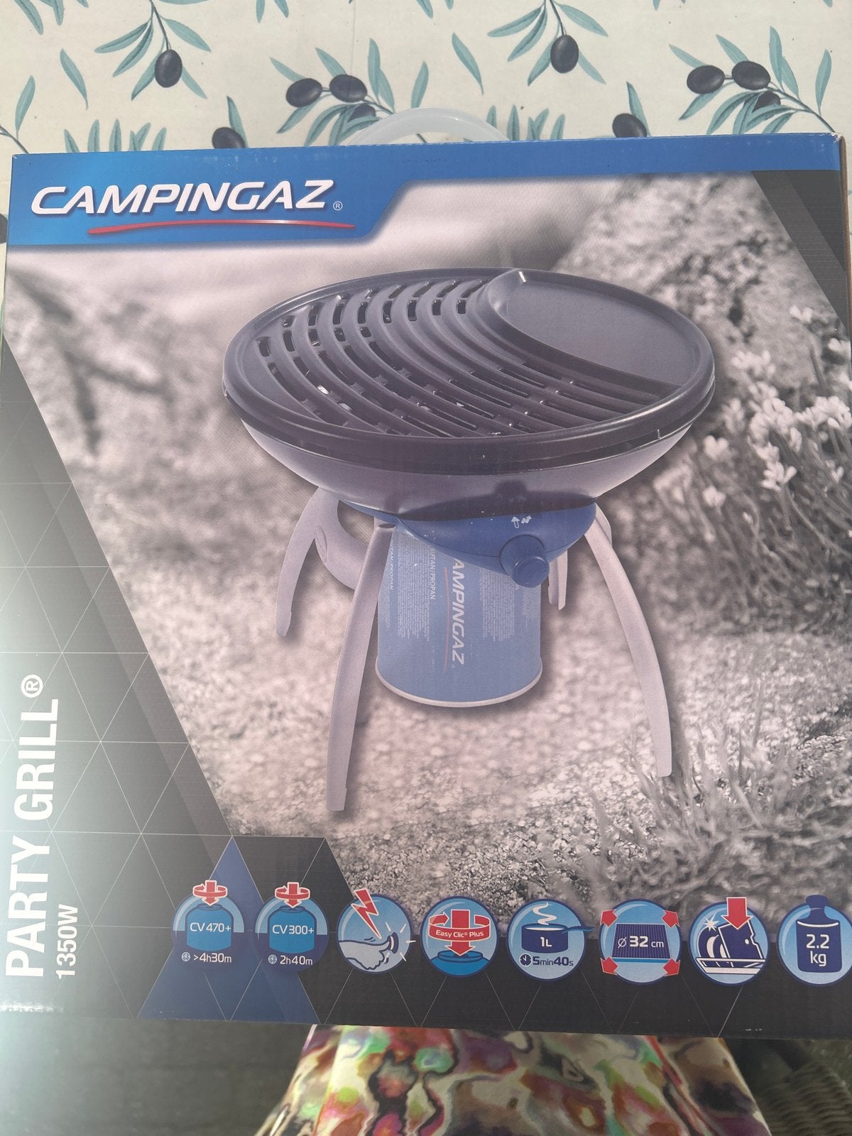 Campingaz Party Grill 1350W - Draagbare Gasbarbecue, Ophalen of Verzenden, Nieuw