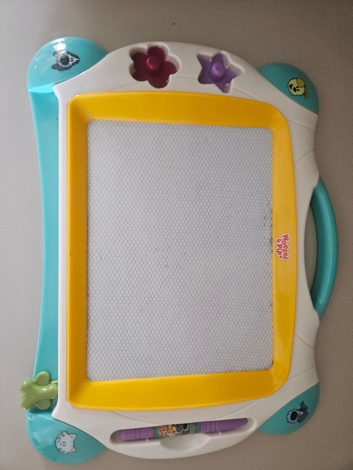 Magnetisch tekenbord Woezel en Pip, Ophalen, Gebruikt, Knutselen