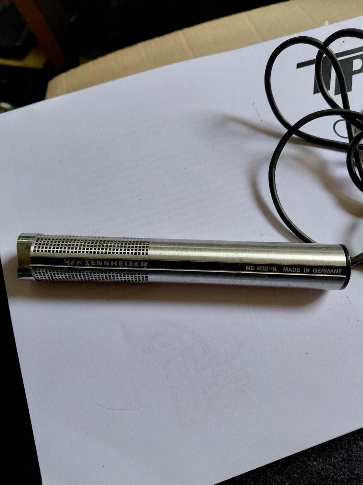 Sennheiser MD402-k microfoon, Ophalen of Verzenden, Zangmicrofoon