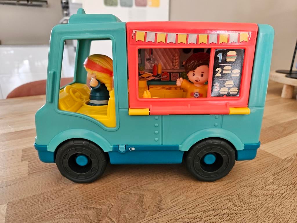 Fisher-Price Little People Foodtruck, Kinderen en Baby's, Ophalen, Zo goed als nieuw