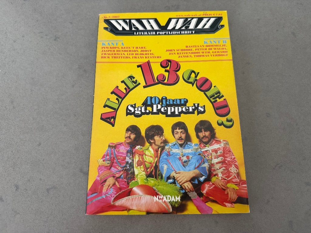 WahWah nr. 5 – Alle 13 goed? 40 jaar Sgt. Pepper's - Beatles, Ophalen of Verzenden, 1960 tot 1980, Tijdschrift