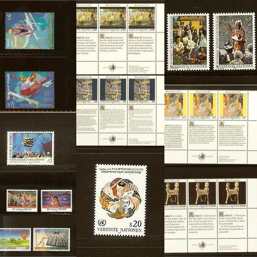 43x VN/UNO zegels/series/vellen postfris/gebruikt [X56], Postzegels en Munten, Ophalen of Verzenden, Overige thema's