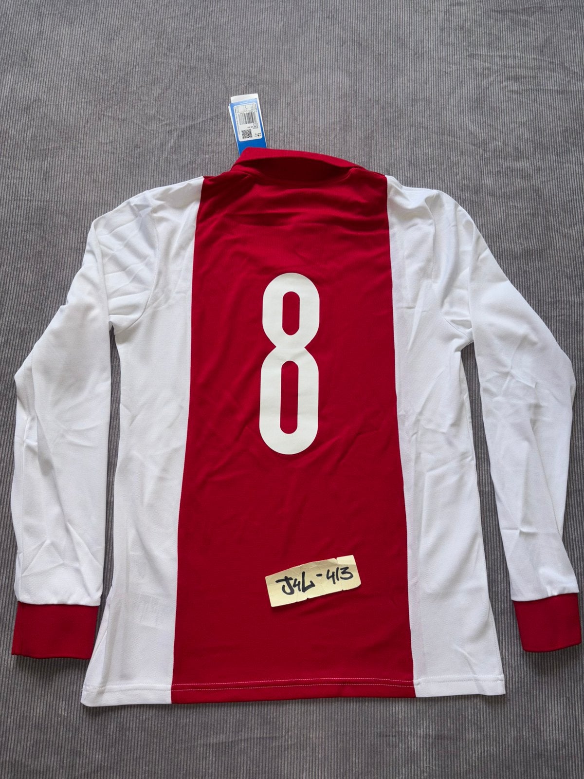Ajax jubileum shirt 125 jaar Adidas, Sjaak Swart #8fside tdk, Maat XS of kleiner, Verzenden, Zo goed als nieuw, Shirt