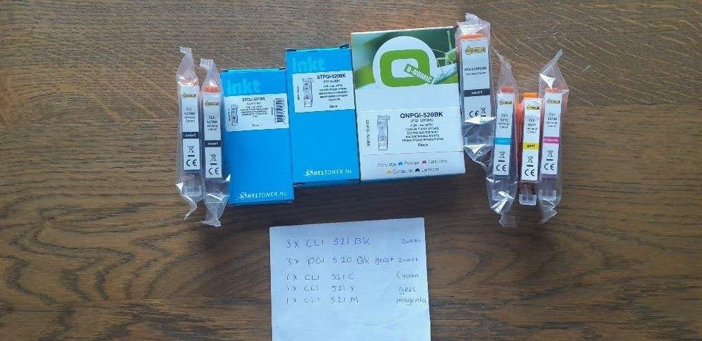 cartridges Canon printer, Ophalen of Verzenden, Nieuw, Cartridge, Canon