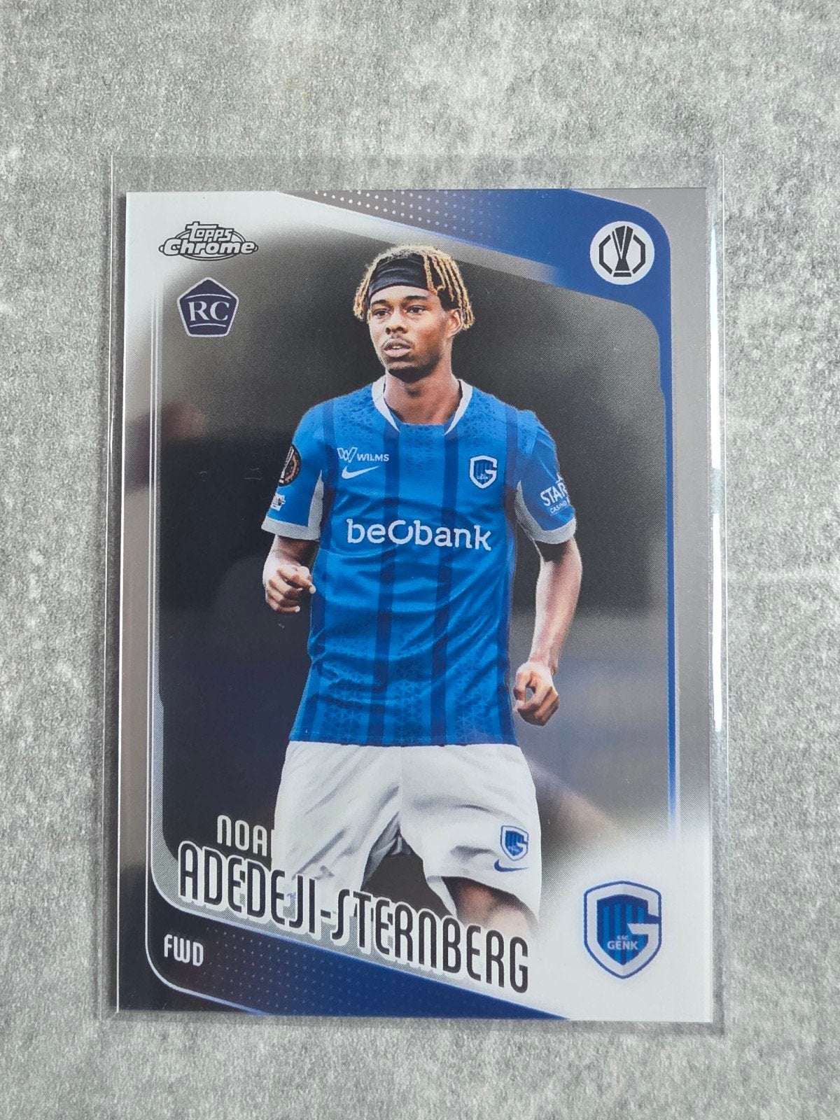 Noah Adedeji-Sternberg Topps Chrome RC KRC Genk, Ophalen of Verzenden