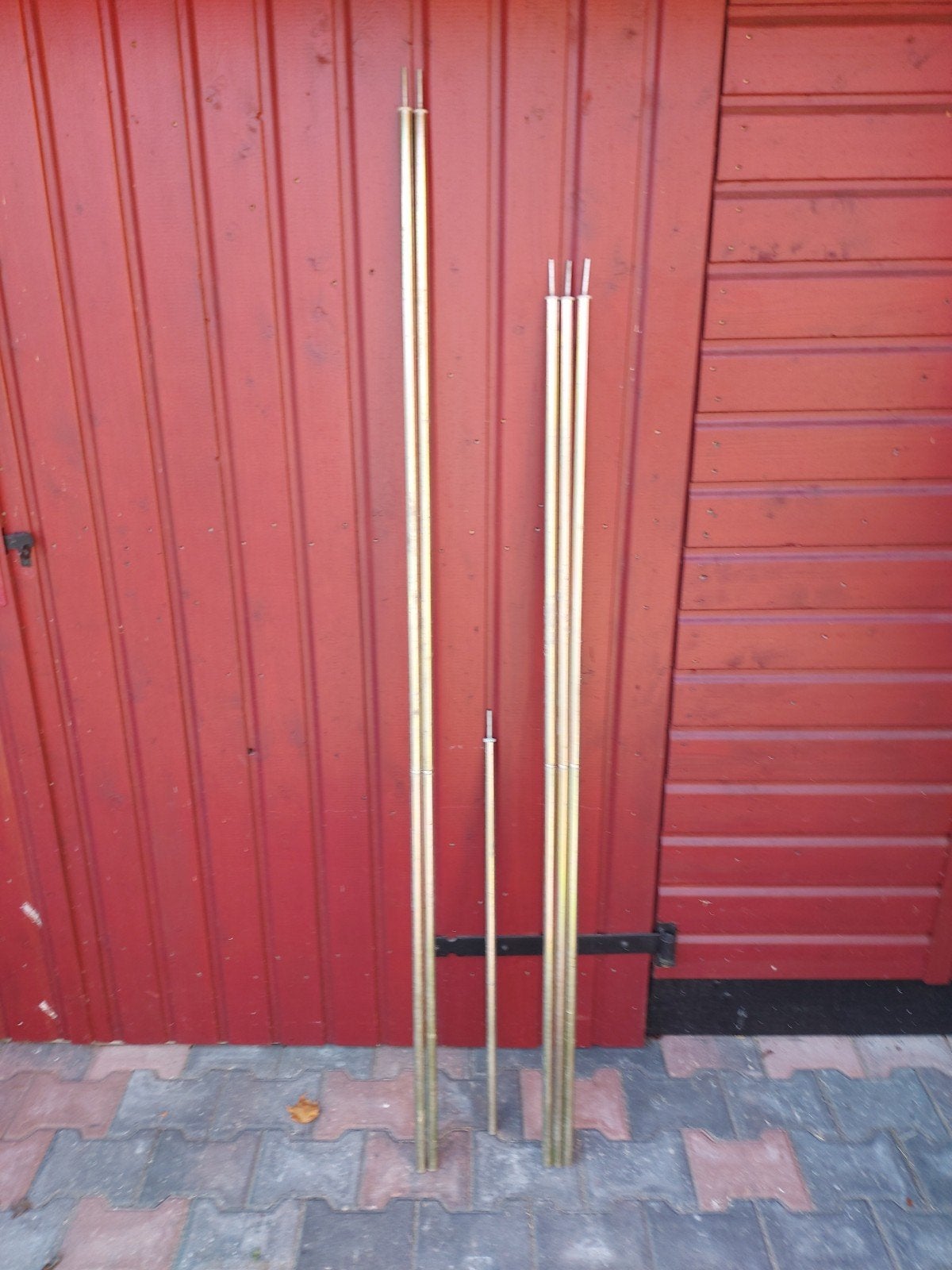 Tentstokken - 2x 176 cm, 3x 150 cm, Ophalen of Verzenden, Gebruikt