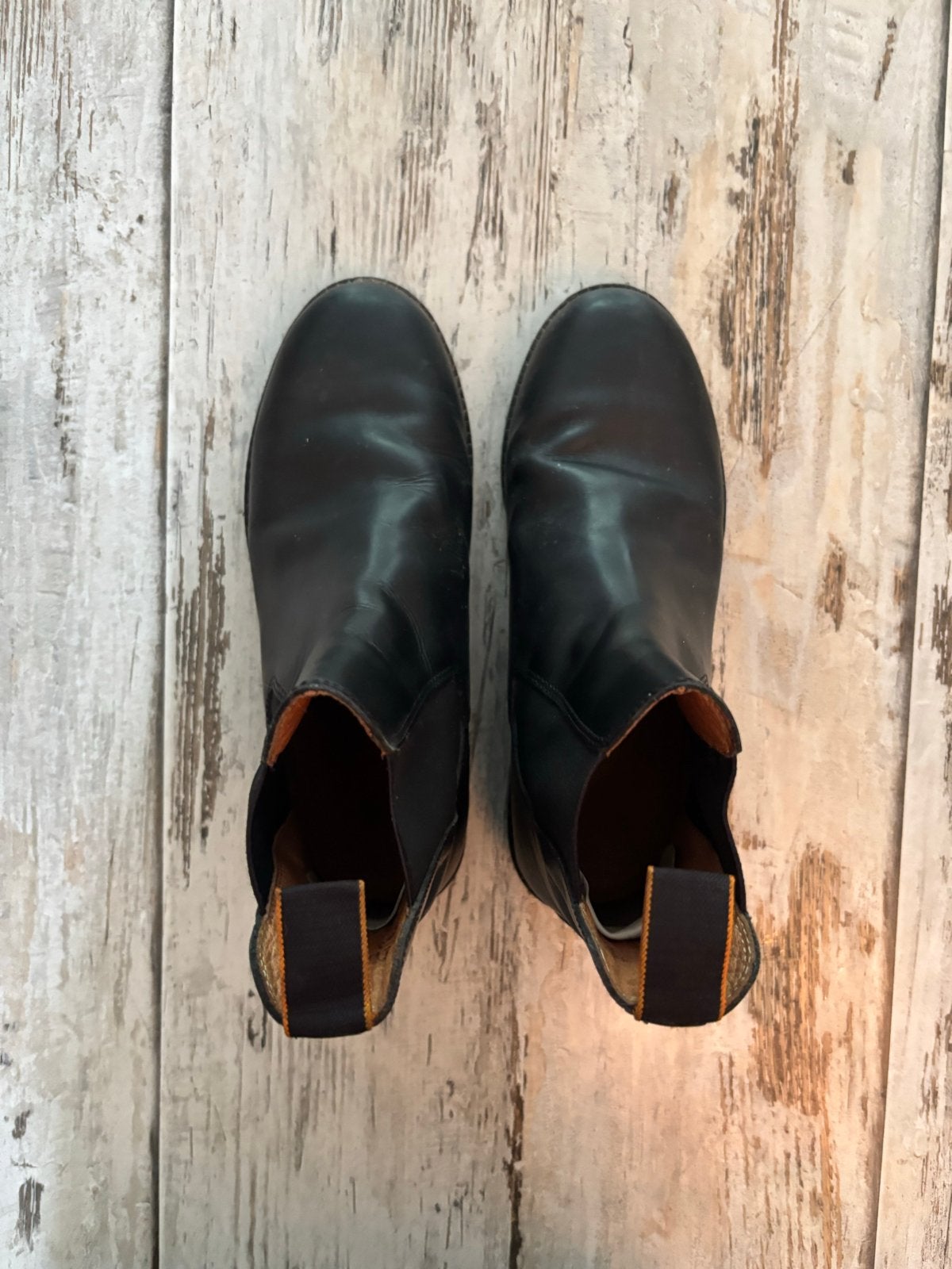 Paardrij schoenen met chaps, Ophalen, Gebruikt