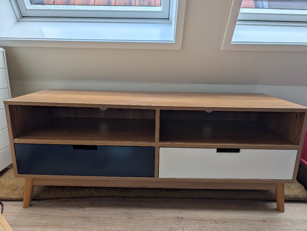 Leitmotiv tvmeubel, Huis en Inrichting, Kasten | Televisiemeubels, Ophalen, Gebruikt, 100 tot 150 cm, Minder dan 100 cm