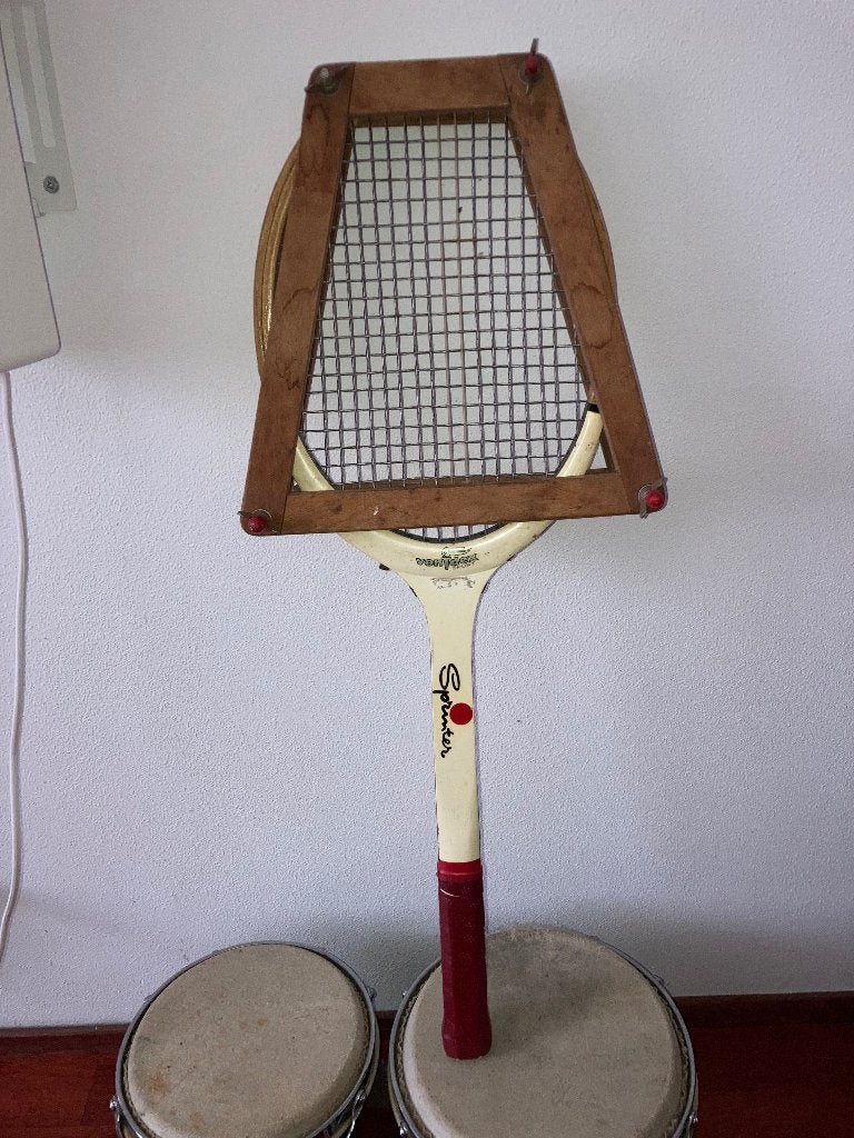 vintage tennisracket, Sport en Fitness, Tennis, Ophalen of Verzenden, Gebruikt, Racket, Overige merken