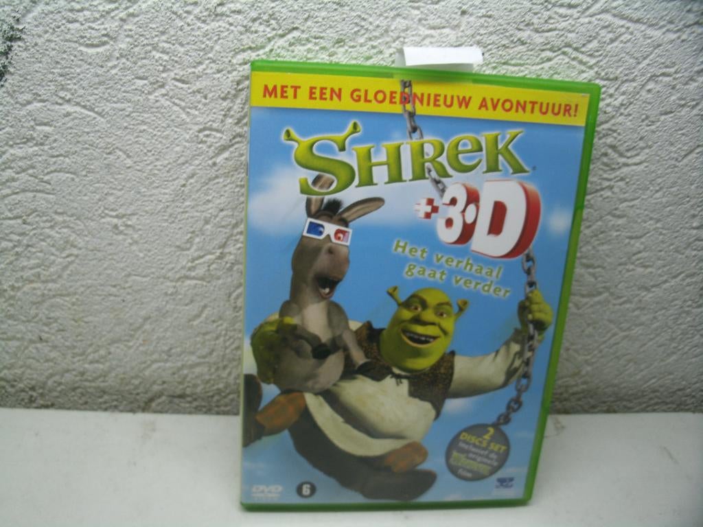 dvd 212k shrek + 3d 2 dvd, Ophalen of Verzenden, Zo goed als nieuw, Amerikaans